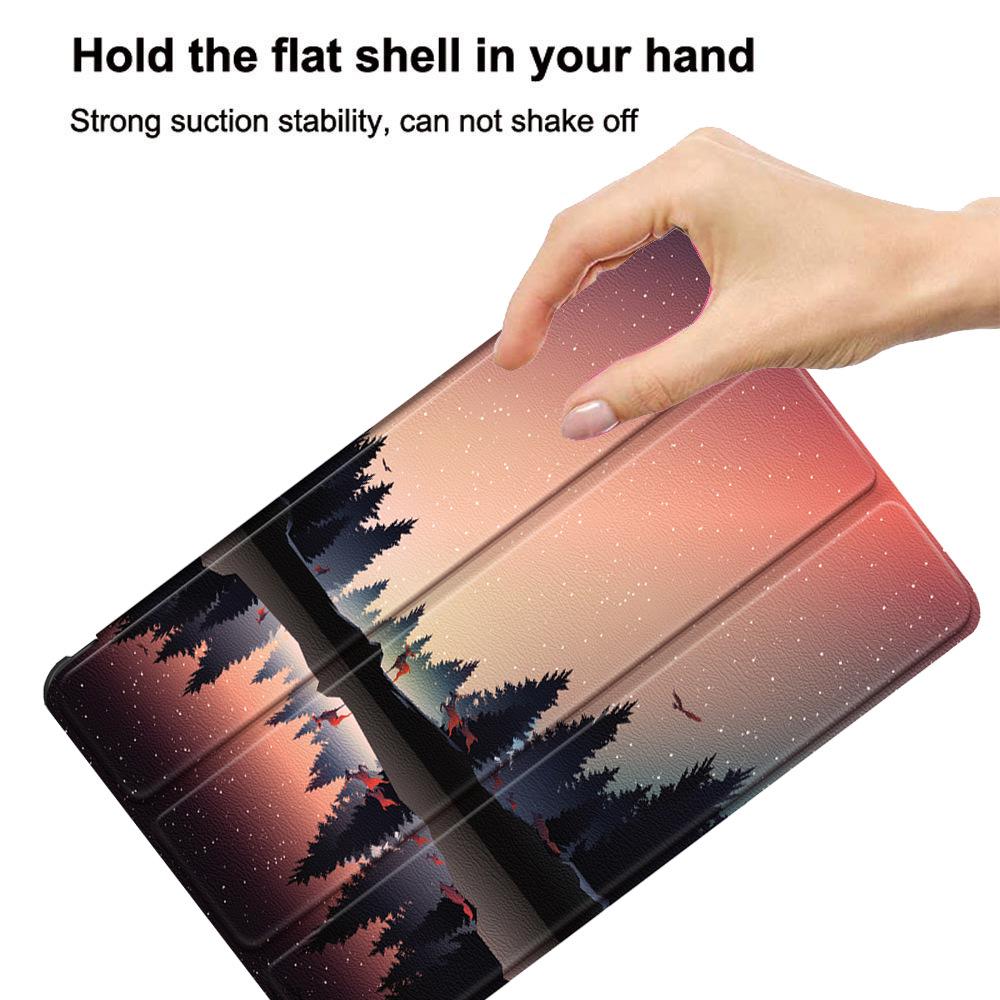 Schlanke Adsorptionshülle für TCL Nxtpaper 11 () 9466X 10,95" Smart Case Faltständer Hülle mit Hartschale Auto Sleep/Wake