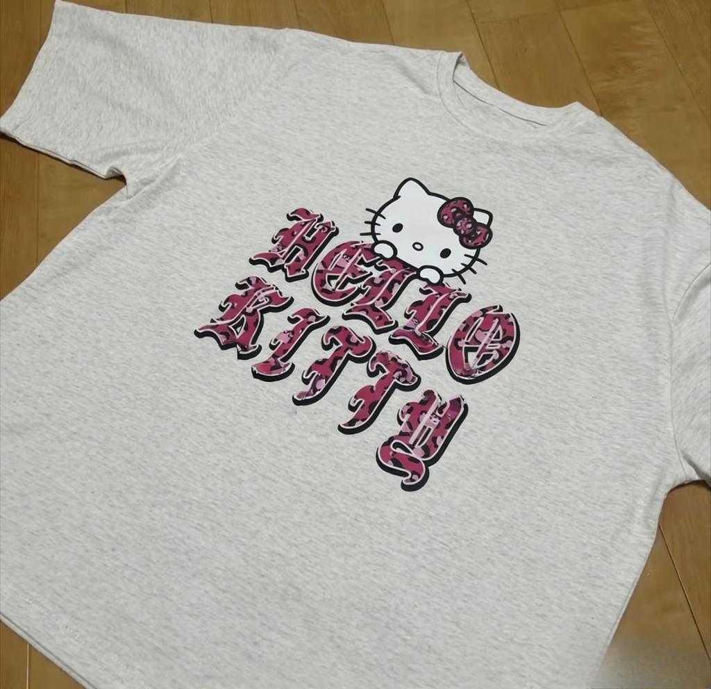 2026 new Hello Kitty Tee soft cotton short sleeve crew neck cute print lightweight summer top for Women daily casual wear