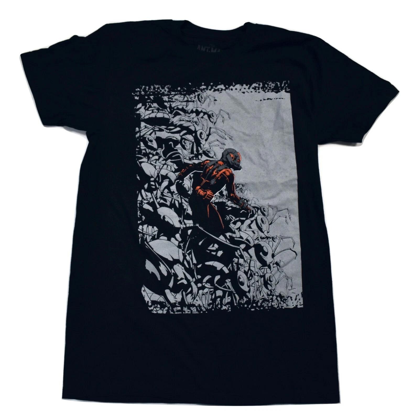 Marvel Mens Ant-Man Antman Ant Farm Black Shirt New S XL