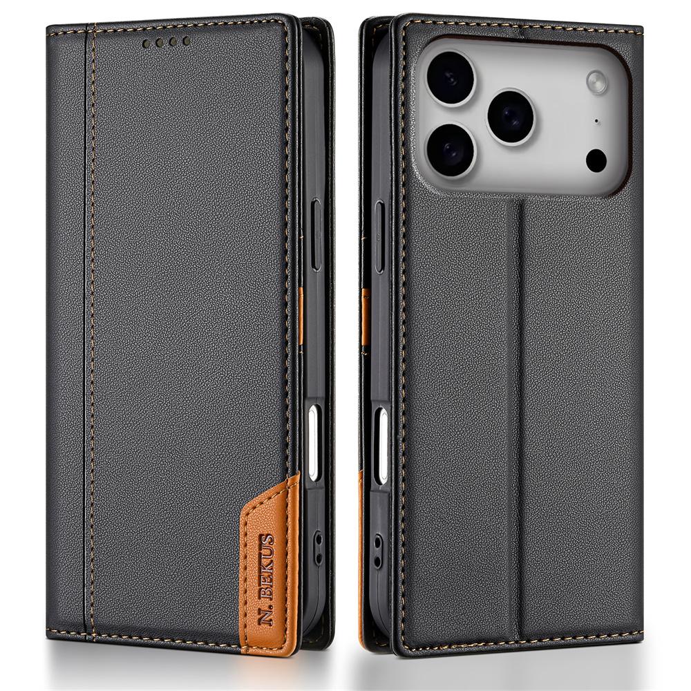 Manyetik Deri Kapaklı RFID Cüzdan Kartlık Telefon Kılıfı IPhone 17 Air 16E 16 Pro Max 15 14 13 12 Mini 11 XS XR Max 8 7 Plus Kılıf için