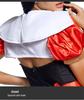 Red Queen Playing Card Costume with Cape and Full Skirt for Halloween and Stage Performance