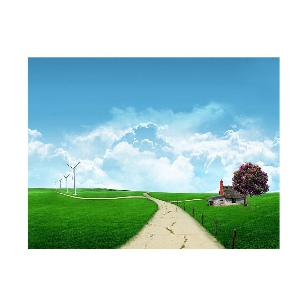 Road Landscape,Garden Background Photography Natural Scenery Backdrop Adult Photography Booth Shooting,Wedding,Party Decor