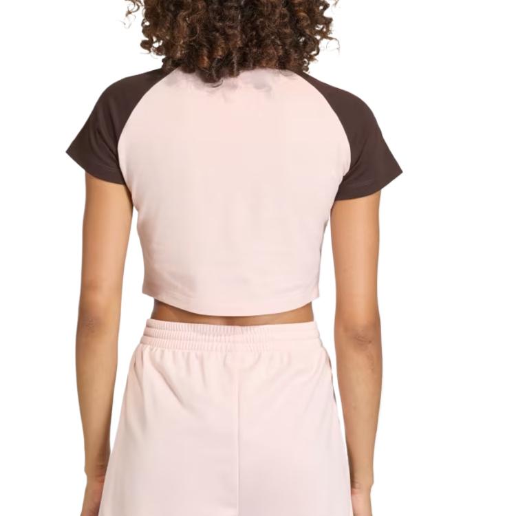 Adidas Originals SST Valentines Day Limited Edition Pullover Fitted Cropped Raglan Sleeve T-Shirt Women tops KD3796