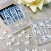 3D Silicone Flower Nail Mold DIY Nail Art Transparent Flexible Flower Template Reusable Decoration for Salon Home Manicure