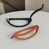 Top Clip Frosted Duckbill Clip Clamps Ponytail Holder Headwear Hair Claws  For Women Girls