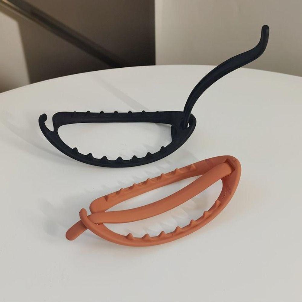 Top Clip Frosted Duckbill Clip Clamps Ponytail Holder Headwear Hair Claws  For Women Girls