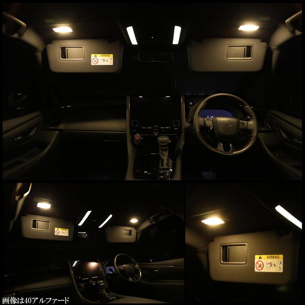 Toyota Vanity Lamp Replacement LED for Genuine LED Car Only 3000K Bulb Color Warm White Room Lamp