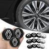 Hub Caps For Renault Megane 2 3 4 Twingo Clio Talisman Captur Kwid Scenic GT 4Pcs 56mm Car Wheel Center Hub Cap Stickers Accesso