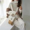 Women's High-End Solid Color Knit Turtleneck Sweater - Autumn/Winter Casual Slim Fit Top.