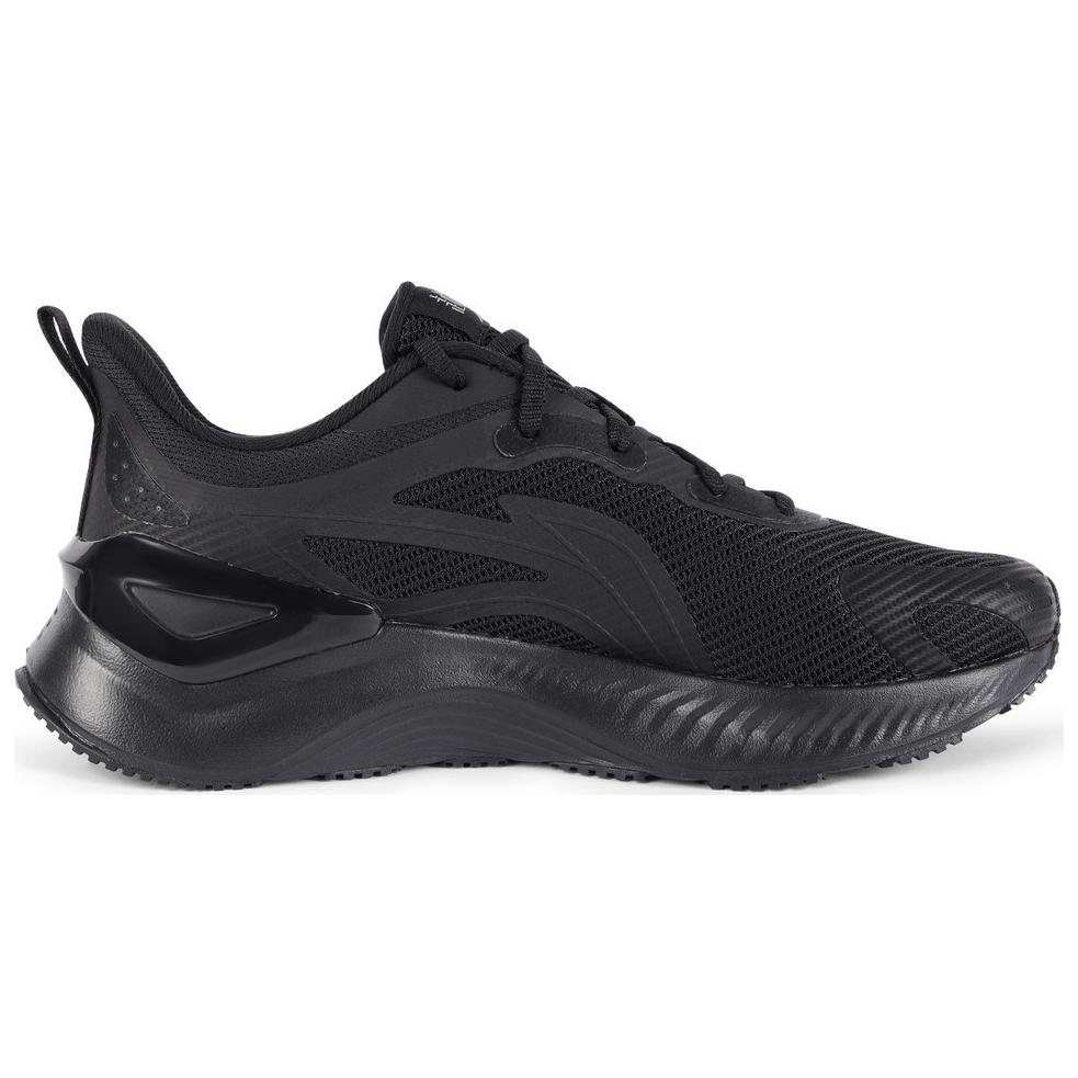 Li-Ning Versatile Comfortable Shock Absorbing Non-Slip Wear-Resistant Low-Top Casual Running Shoes Men Sneaker Black ARHV021-1