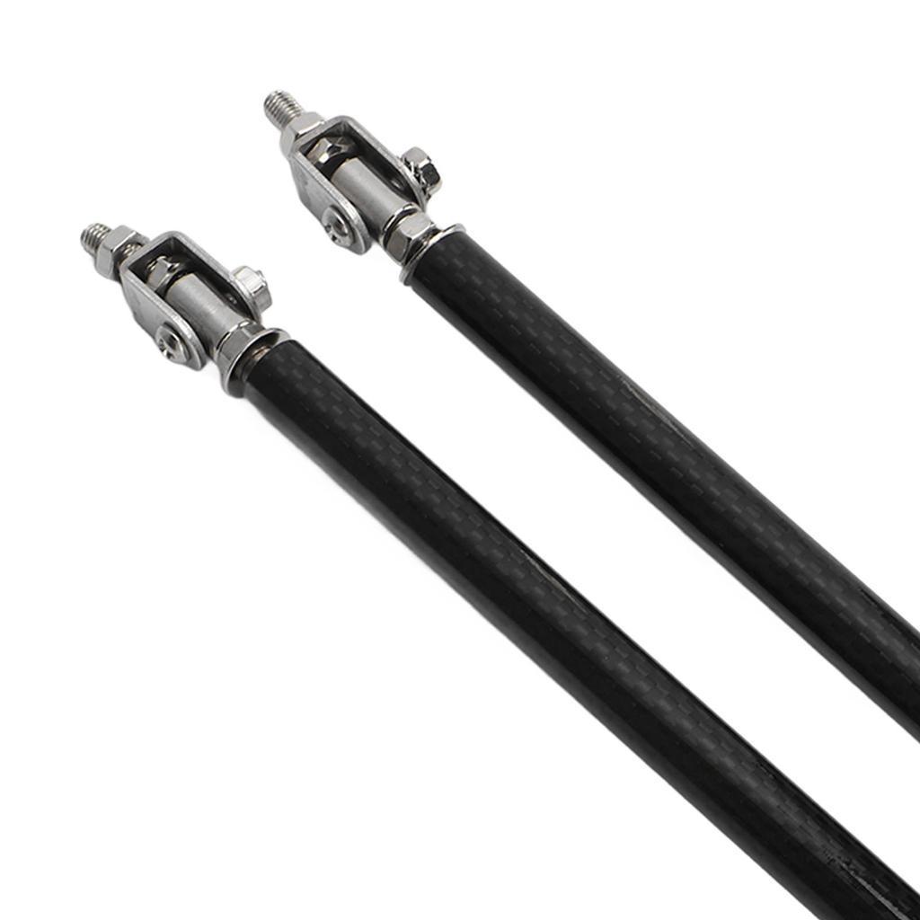 2Pcs 15cm Front Bumper Lip Splitter Struts Rods Support Bars Adjustable Carbon Fiber for Side Skirts Front Rear Lips