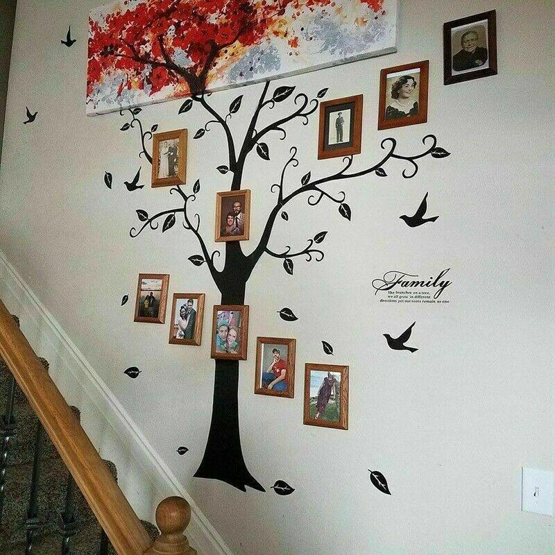 Removable Family Tree Wall Decals Mural Sticker DIY Favo Decor Art-Vinyl St S0Y Removable Family Tree Wall Decals Mural Sticker DIY Favo Decor Art-Vinyl St S0Y