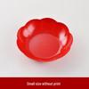 ZISIZ Red Plastic Festive Candy Tray