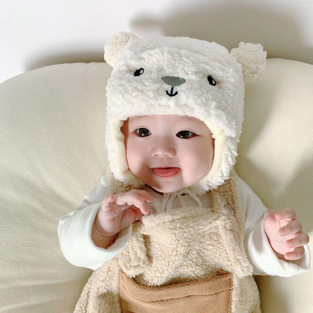 Weiche Neugeborenen-Mützen Warme Baby-Beanie Niedliche Baby-Bärenmützen Jungen Mädchen