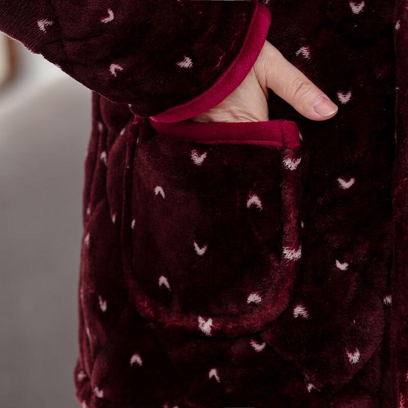 Yonghua Women's Plush Lined Winter Jacket & Loungewear