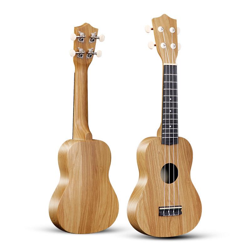 21-Inch Natural Wood Children's Ukulele Four-String Guitar Instrument