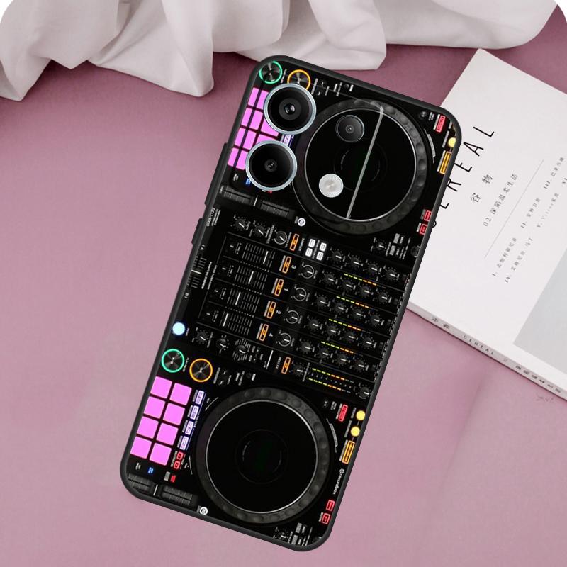 DJ Mixer Deck Controller Case For Xiaomi Redmi Note 12 11 9 10 13 Pro Plus 12S 11S 10S 9S Redmi 13C 9C 10C 12C Cover