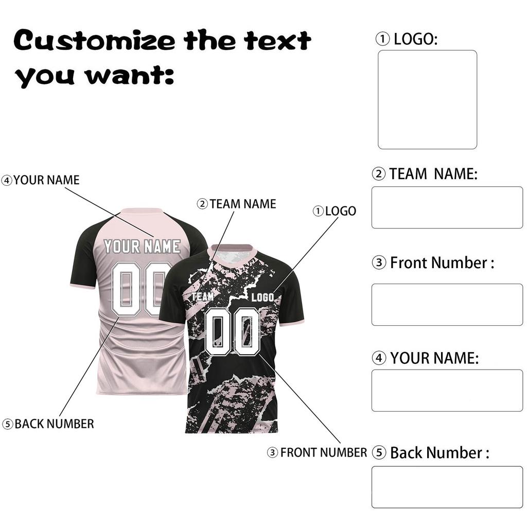 Basic DIY Soccer Top for Men - Blank Customizable Uniform