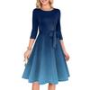 Women's Cocktail Dresses 3/4 Sleeve Vintage Wedding Guest Dress
