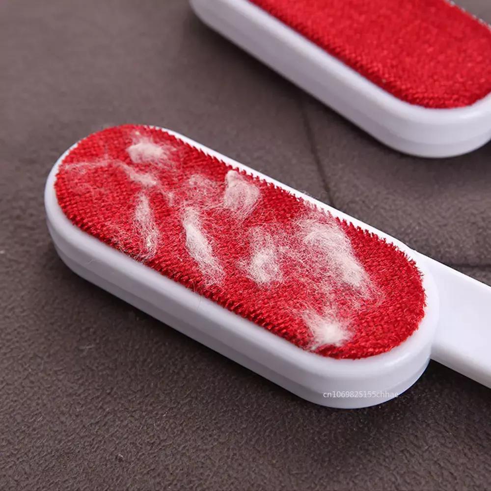 2 Sided Pet Hair Remover Brush Sticky Lint Roller Fur Zapper Cleaner for Clothes Dust Hairball Remover