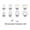 230PCS For JST XH2.54mm 2 3 4 5 Pin Board Connectors Plug Mini  Male Female Kit