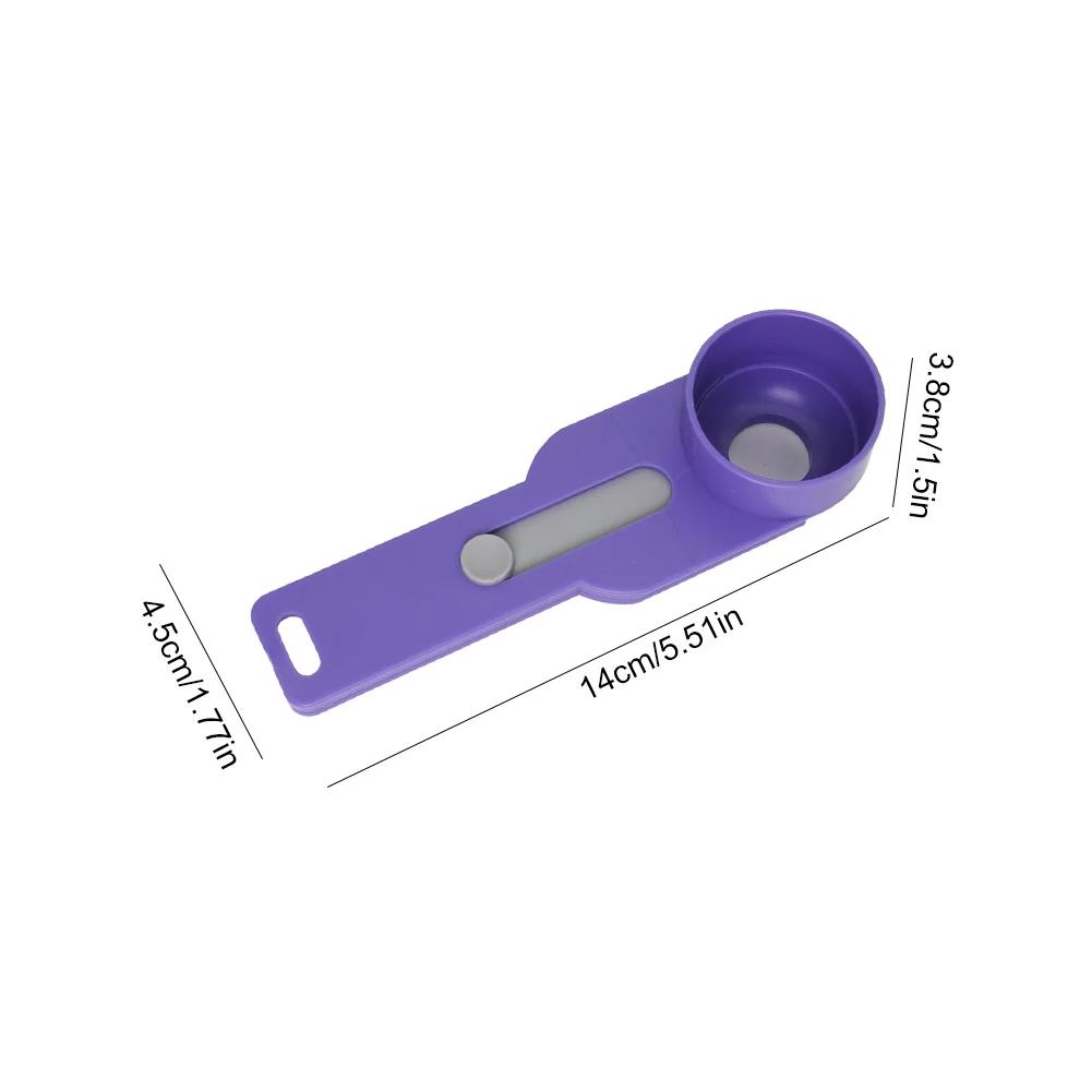 Slideable Measuring Funnel Multi-Purpose Creative Measuring Funneler Mess-Free Sliding Spoon for Cooking Baking Drinks Spoon