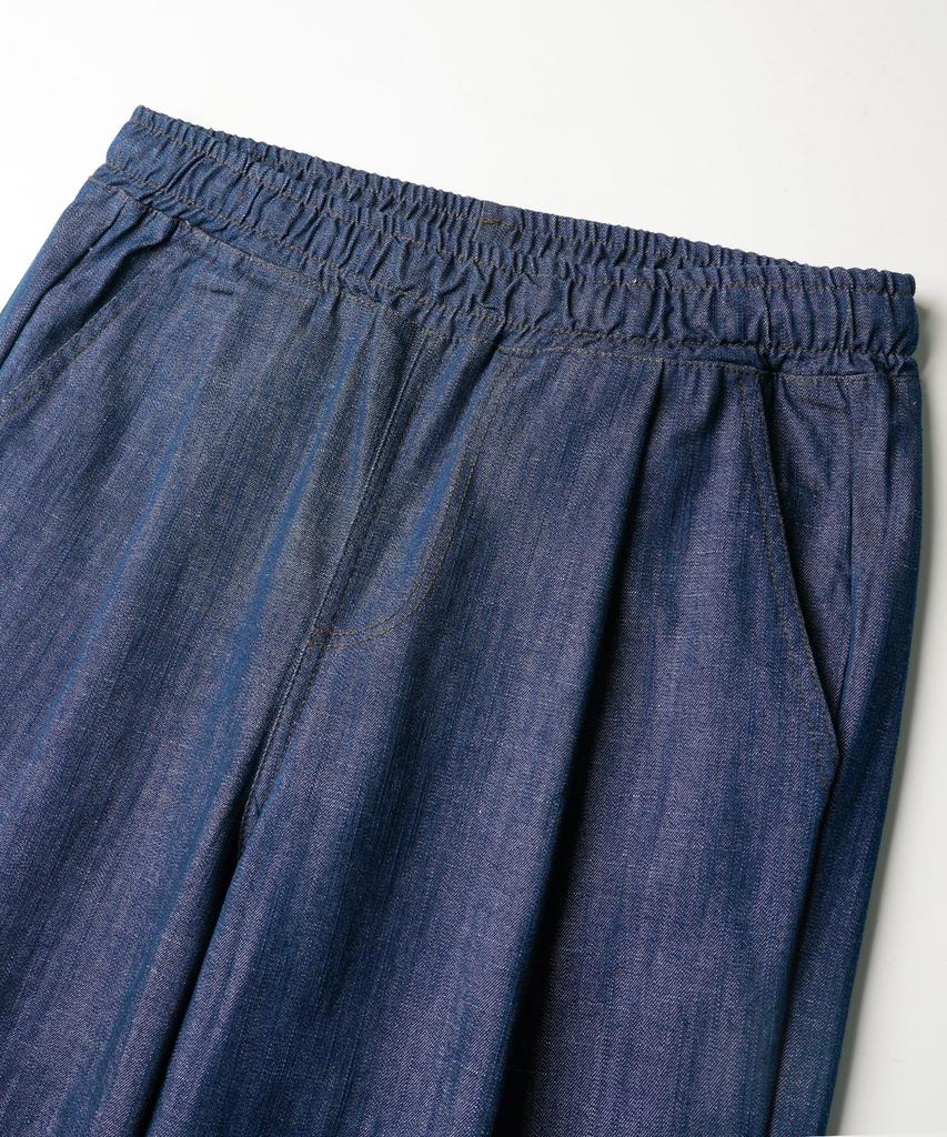 JEMUT World Summer Non-Faded Elastic Denim Pants Indigo Kjlp2631