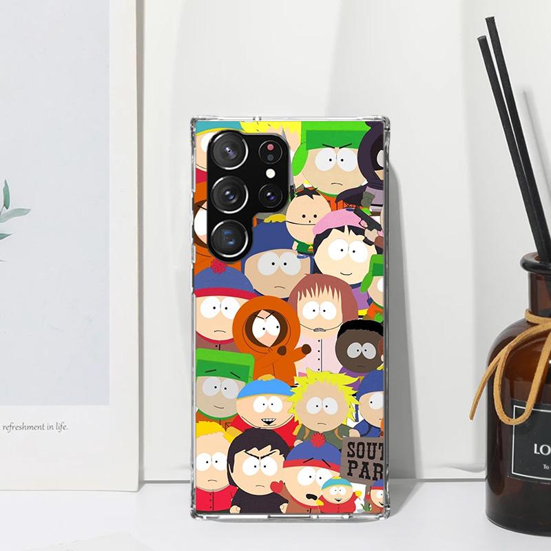 Cartoon S-South-Parkes Phone Case For Samsung Galaxy Note 20 Ultra 10 Plus 9 8 M11 M12 M21 M30S M32 M51 M52 J4 J6 + J8 Art Funda