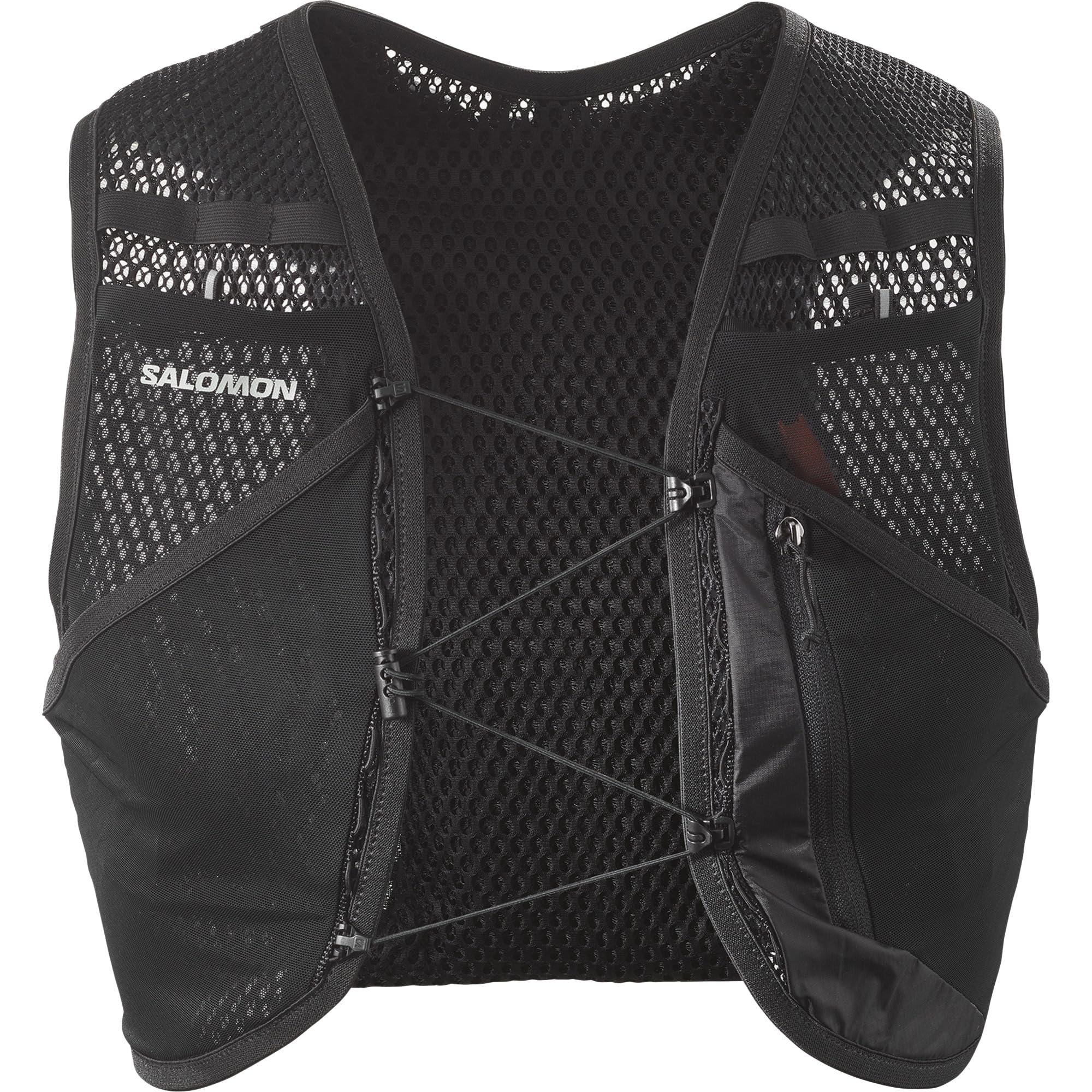 

SALOMON Hydration Vest Rucksack Backpack ACT SKIN 4 NO FLASKS Unisex Medium Black/Metal