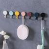 Nordic Round Adhesive Wall Hook: Strong, Traceless, Creative Plastic Design
