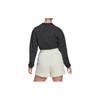 adidas New Cropped Half-Zip Long Sleeve Sweatshirt Women Tops Black HG4365
