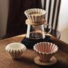 Ceramic  Coffee Dripper Pour Over Coffee Maker Set with Glass Share Pot American Style Brewing Kit for Home Cafe Accessories