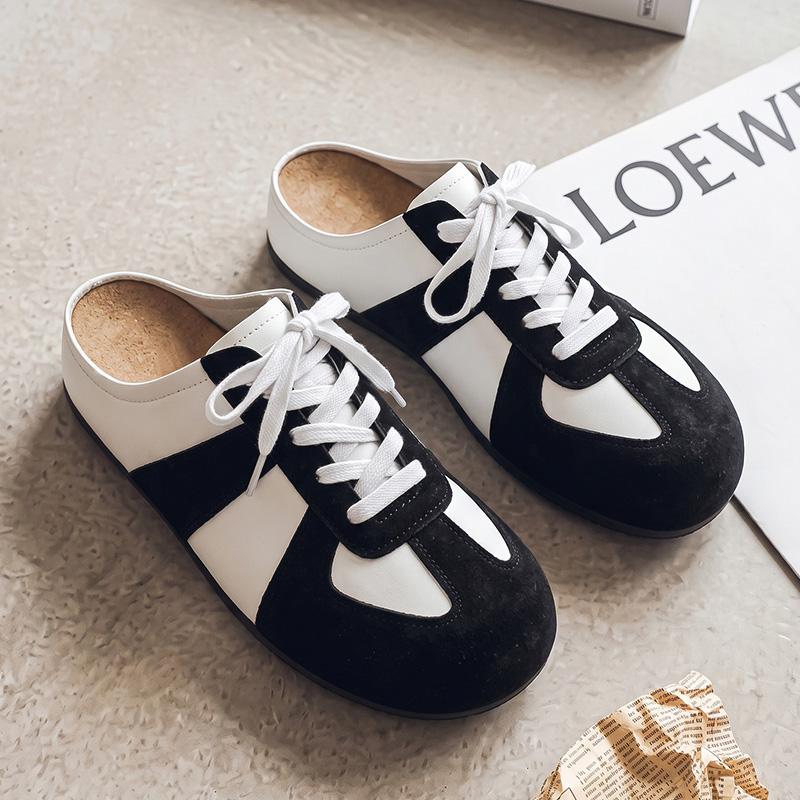 Men'S Slip On Mules Casual Shoes Four Season New Breathable Light Soft-Sole Comfort Fashion Outdoor Walking Sports Semi Slippers