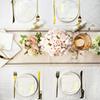 25x25cm 3-Ply Hot-Stamped Wedding Party Napkins - Elegant Disposable Paper for Western Food Celebrations