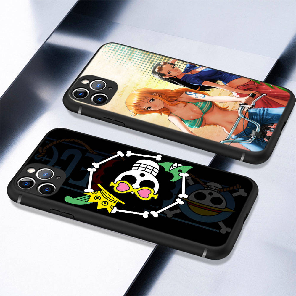 DT5 One Piece Member Hülle für Xiaomi Poco X6 X4 M5 M6 F5 F6 C65 C55 C50 C51 C40 Redmi Note 7 8 14C A3X 13C 12C 11 10A 9C Pro Schwarze weiche Hülle