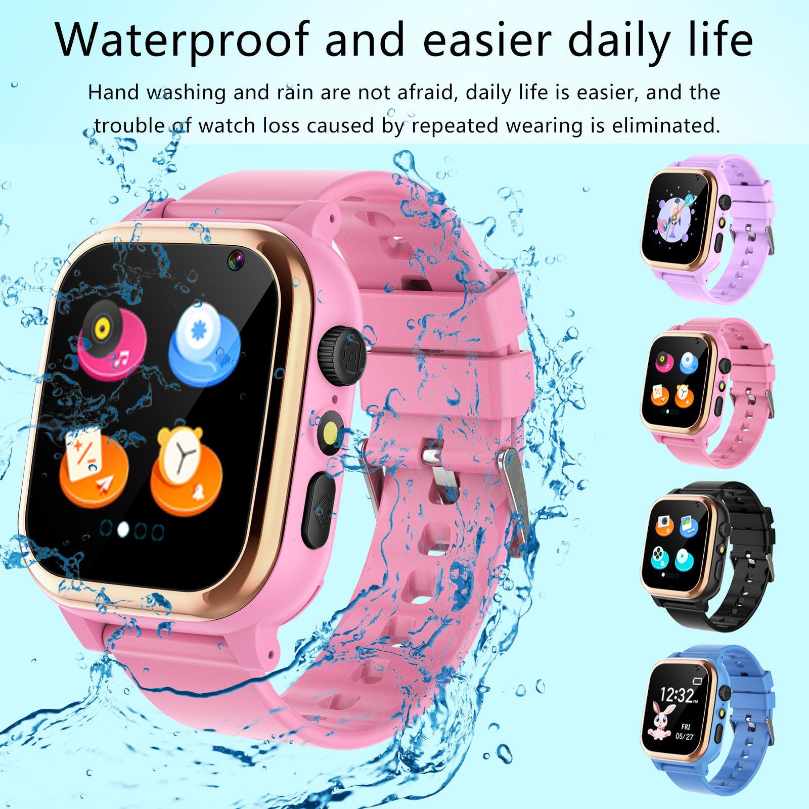 

D02 Детские игры для детей Умные часы Умные часы Воспроизведение музыки Видеокамера Калькулятор Фонарик Детские умные часы