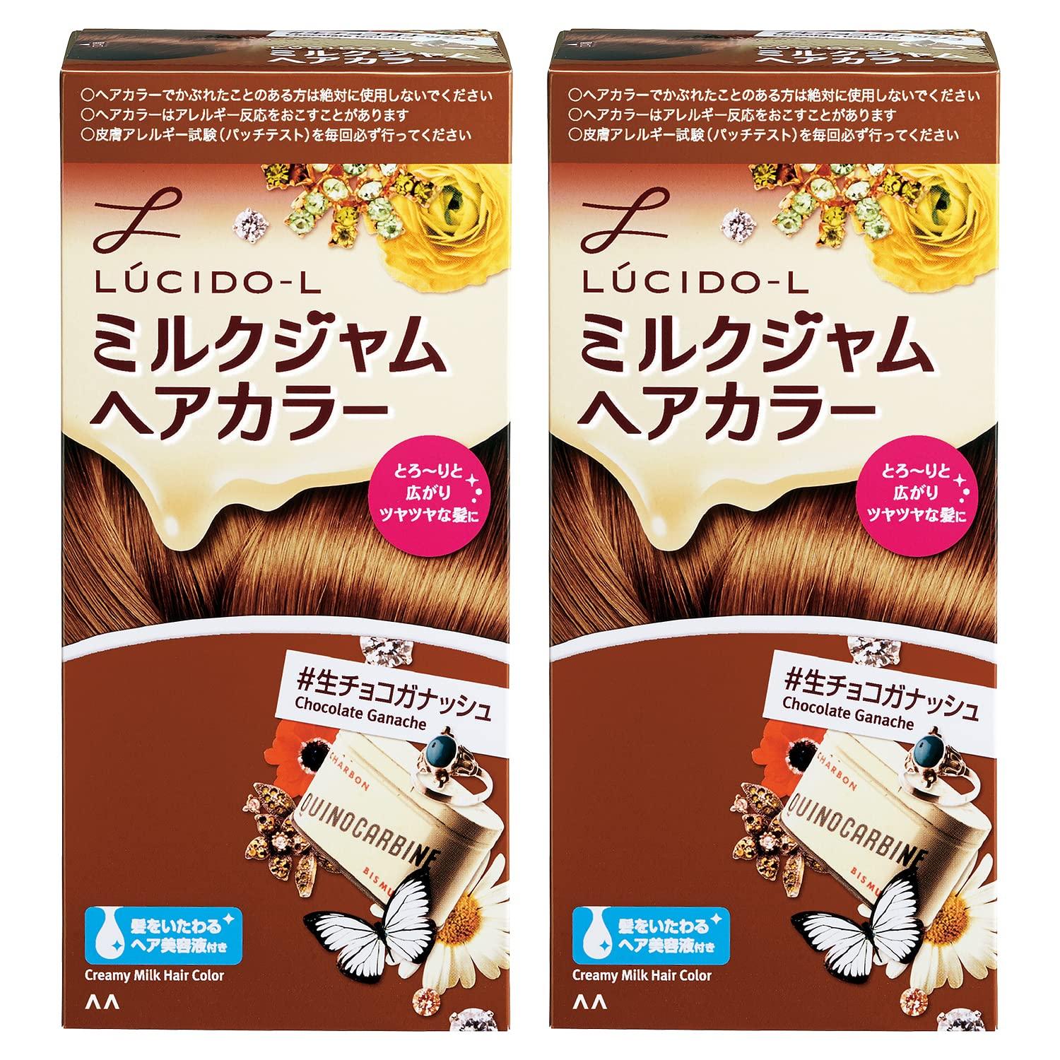 

Bulk Milk Jam Hair Color Chocolate Ganache x Purchase LUCIDO-L #Nama 2-Pack (Quasi-drug)