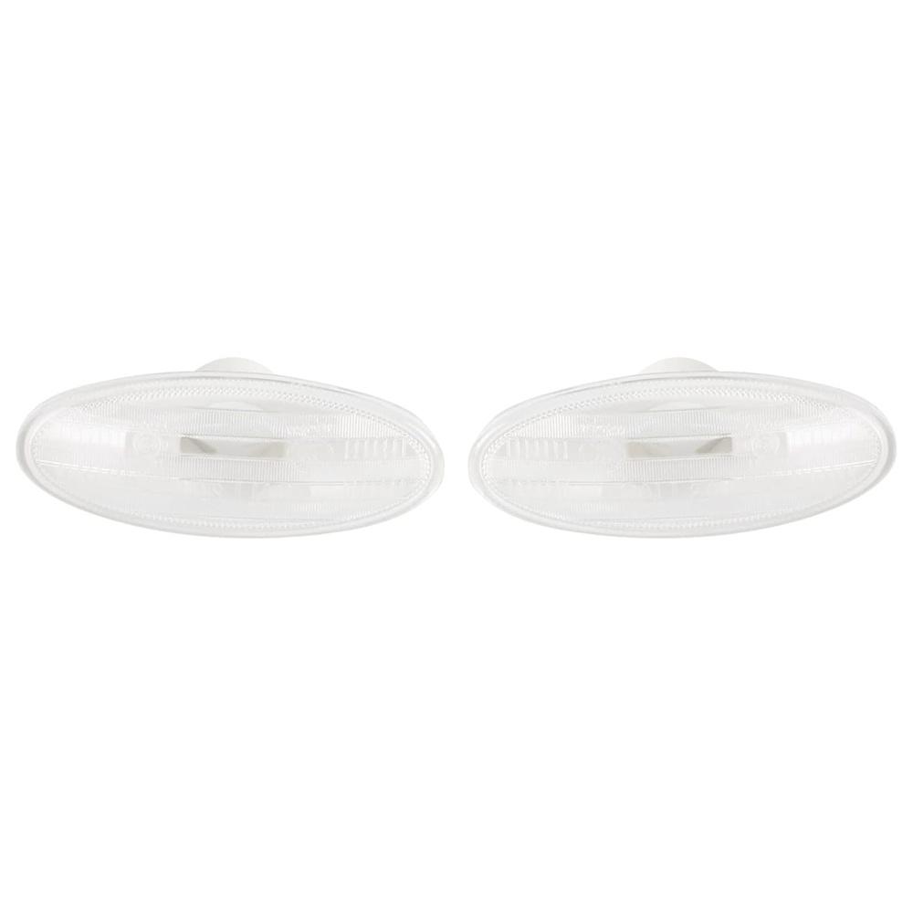 Pair Side Turn Signal Marker Lamp Lights Cover Fits For Nissan Juke Micra X-TRAIL