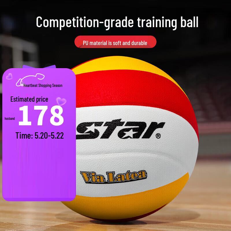 Star Laminated Size 5 Training & Match Volleyball
