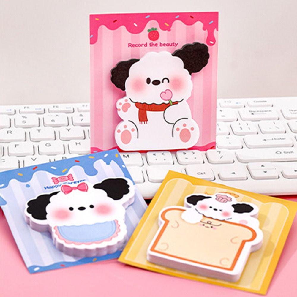 

5 шт./пакет креативный блокнот для записей с изображением щенка и собаки разрываемый блокнот с изображением животных из мультфильма список дел style 1