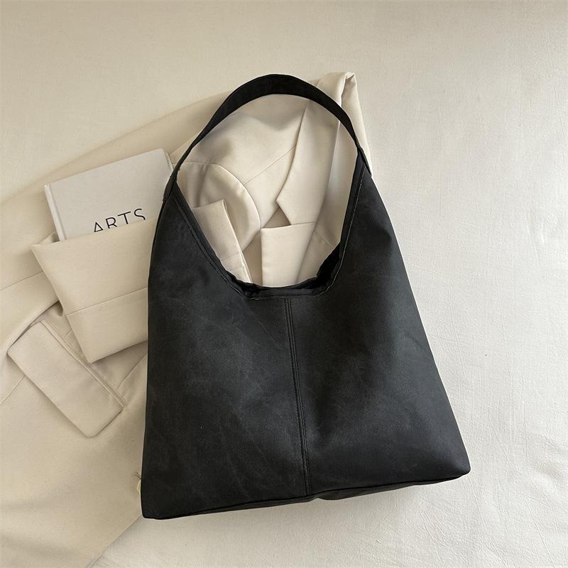 Retro Large-capacity Bag 2025 New Women's Bag Spring and Summer Foreign Style Versatile Shoulder Bag Tote Bucket Bag