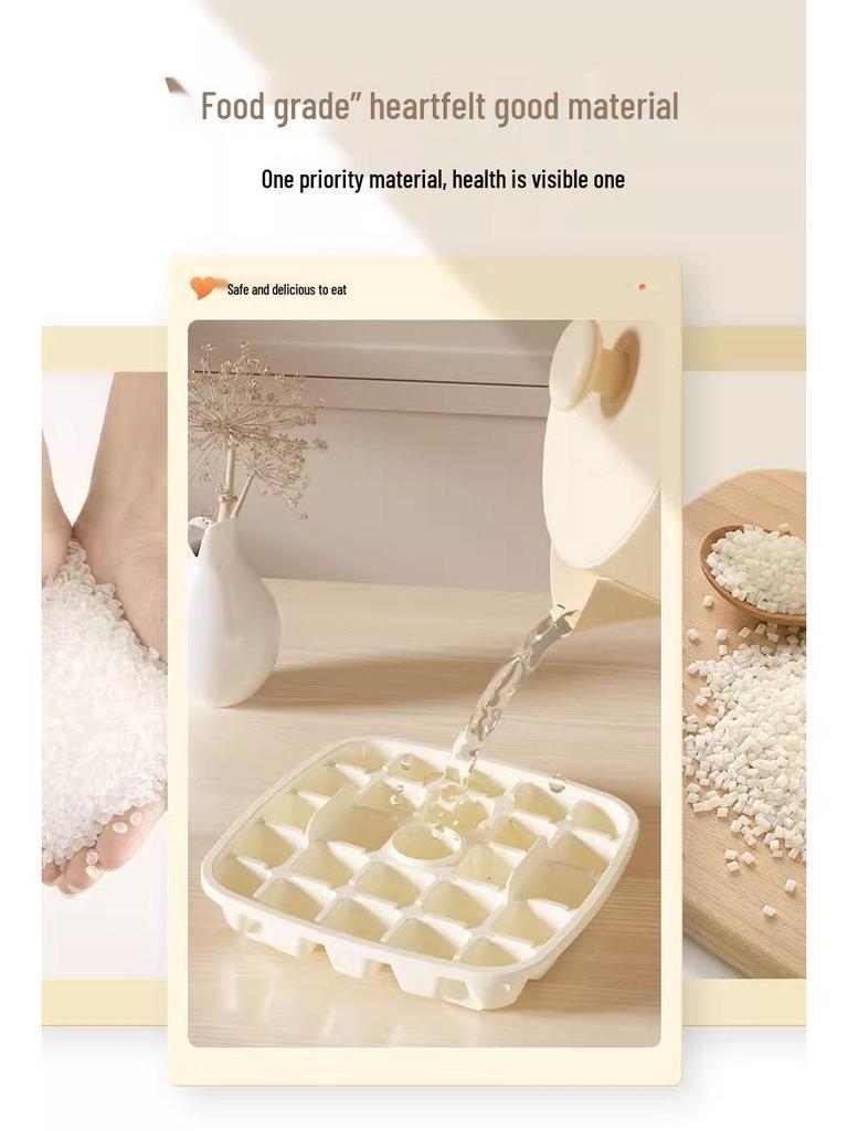 Tragbare Eiswürfelform mit großer Kapazität für Haushaltskühlschränke