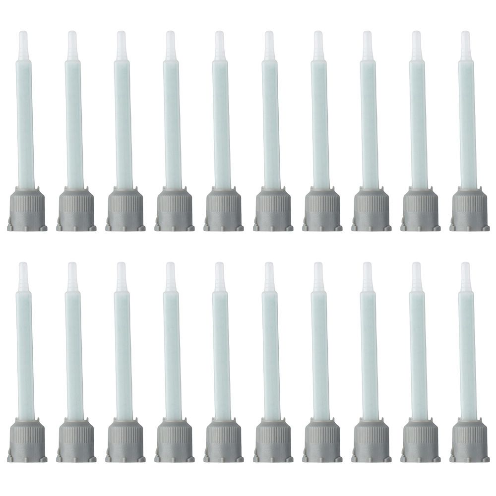 1:1Ratio Plastic Epoxy Mixing Nozzle Tip Resin 20 Pieces Mixer Tubes Static Mixer Mixer Adhesive Gun