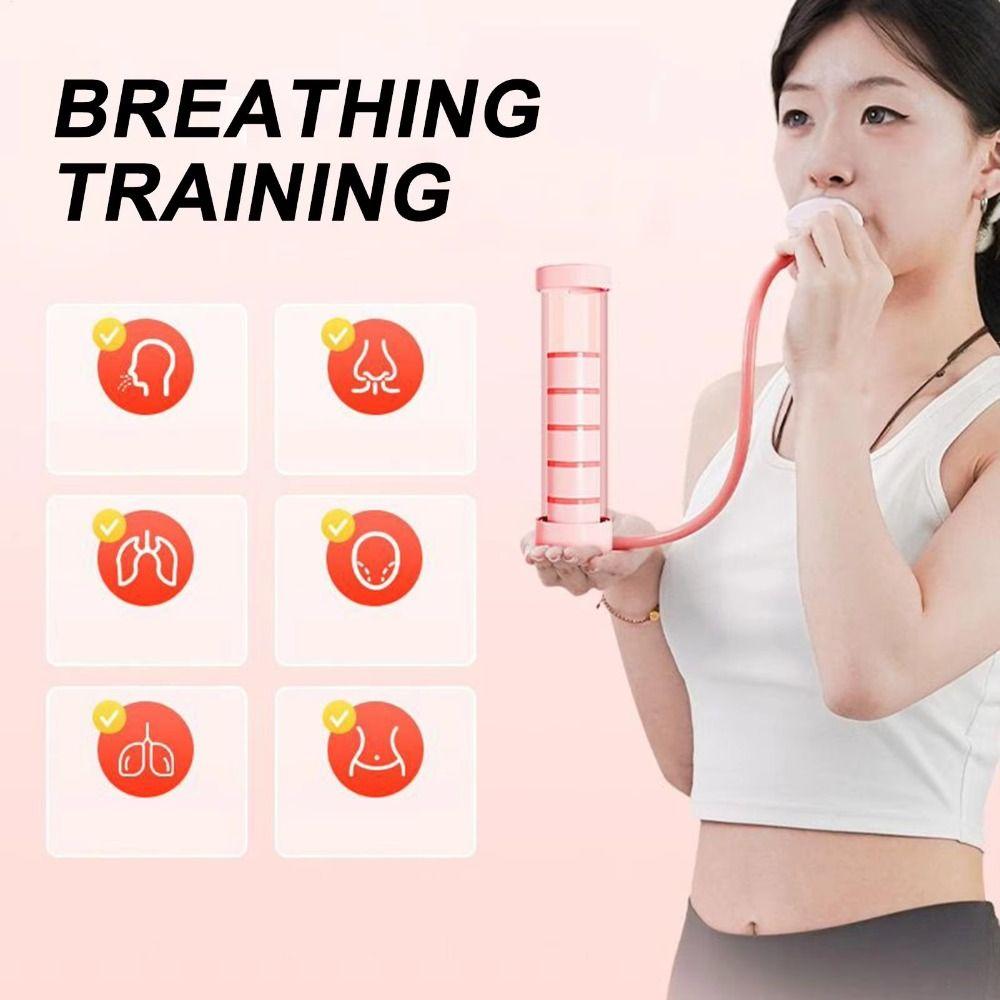 Diaphragm Breathing Dumbbells Adjustable Resistance Abdominal Breathing Breathing Trainer Core Strength Trainer Lungs Workout