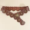 Girls PU Belt Motorcycle Adjustable Grommet Waist Belt Fashion Enthusiasts Belt Coat Dress Female Decorative Waistband
