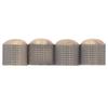 4Pcs Electric Guitar Knob Metal Volume Tone Control Dome Guitar Knob Replacement 6mm 0.24in