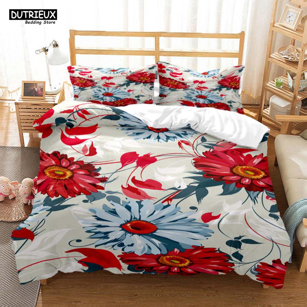 Little Daisy Digital Print Polyester Bedding Sets Child Kids Covers Boys Duvet Cover Set For Teens Bedding Set Bed Comforter Set