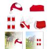 Horse Christmas Hat Horse Santa Hat Headwear Thick Warmer Riding Race Xmas Horse Hat Horse Party Hat for Livestock, Dress Up