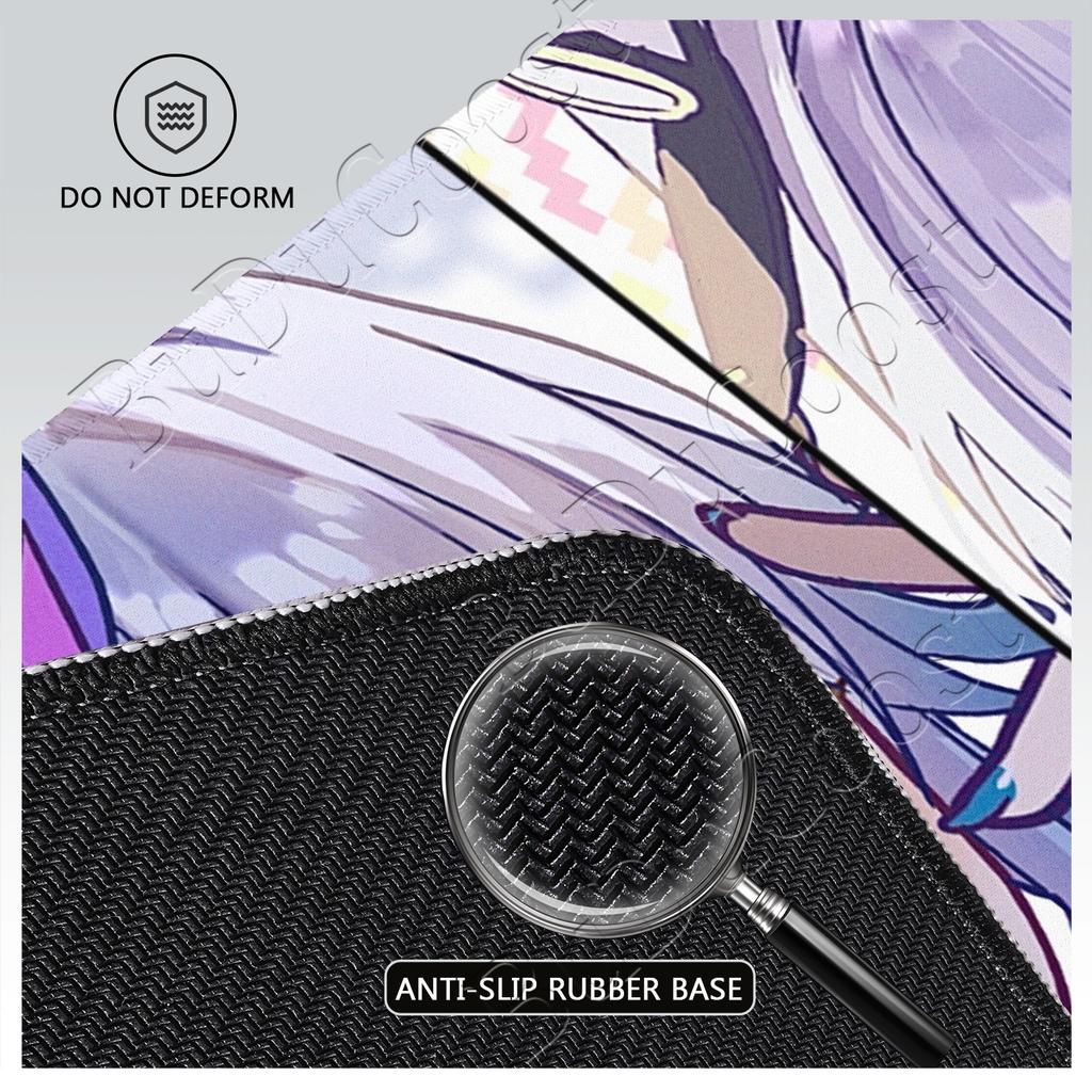 Silver Wolf LV.999 HSR Honkai Star Rail Large XXL Mousepad Overlock Keyboard Anime Girl Kawaii Mouse Pad PC HD Printing Desk Mat