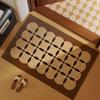 Retro Silk Ring Floor Mat, High-Grade Sensory Floor Mat At The Entrance Of The Entrance, Dirt-Resistant And Thickened Pvc Foot Mat Inside And Outside